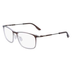 New Skaga SK-2882 200 Brown on Crystal EXISTENS Eyeglasses 55/17/145